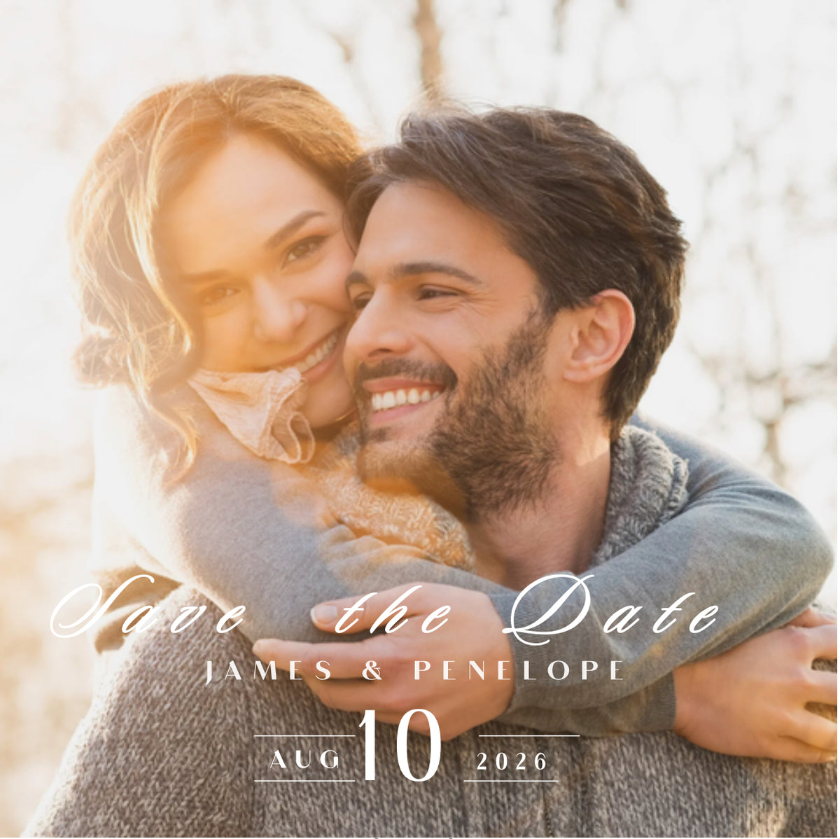 Classic Square I 2.5 x 2.5” + Backer Card
