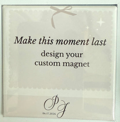 Signature Interactive Custom Photo to Magnet Booth