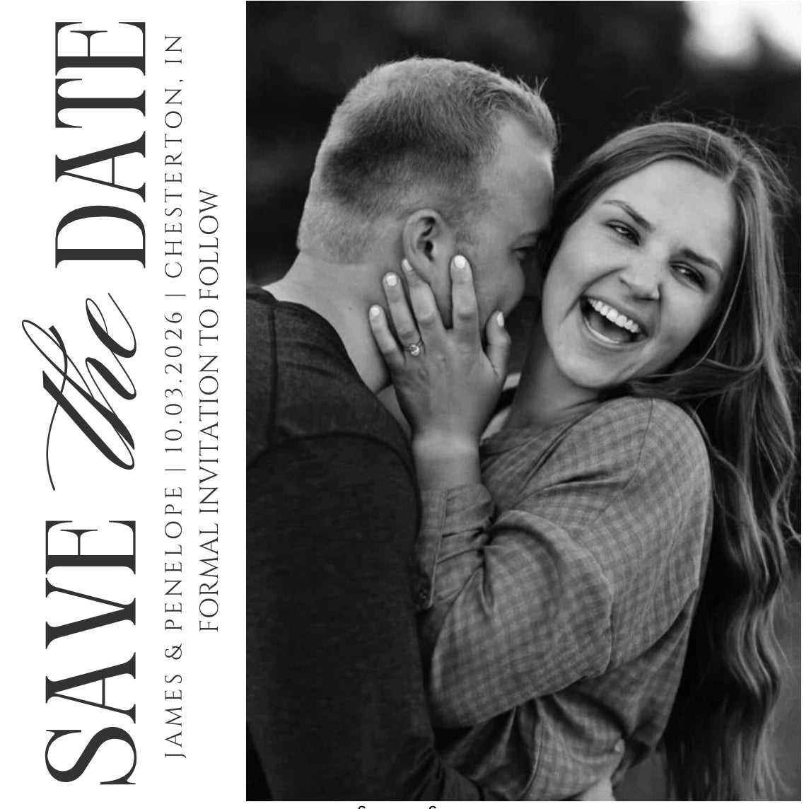 Classic Square I 2.5 x 2.5” + Backer Card